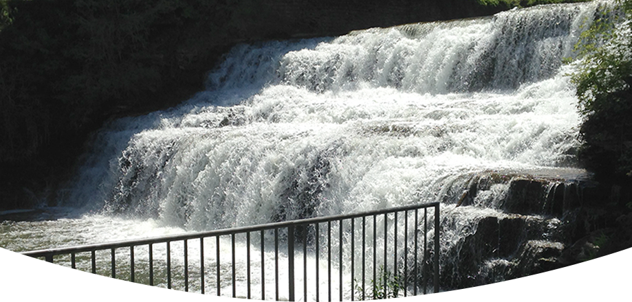Glen Falls waterfall in Williamsville